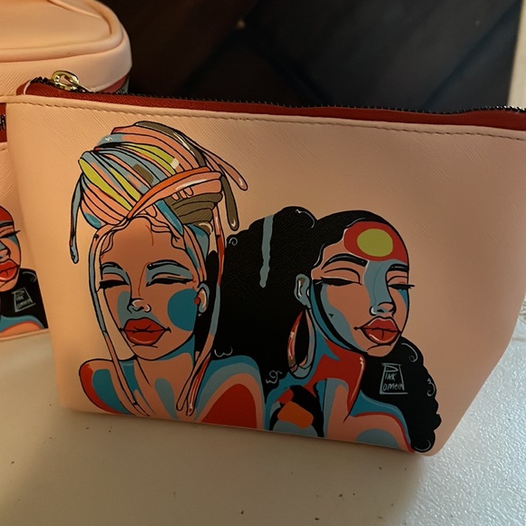 Pinklomein cosmetic bag set of 3 - Picture 5 of 6